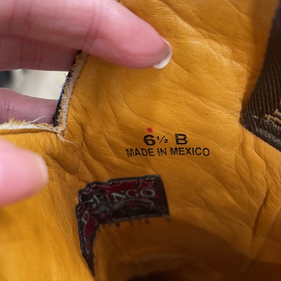 Old Gringo Embroidered Crystal Sora Size 6.5B Western Cowboy Cowgirl Boots Blue - Picture 9 of 13